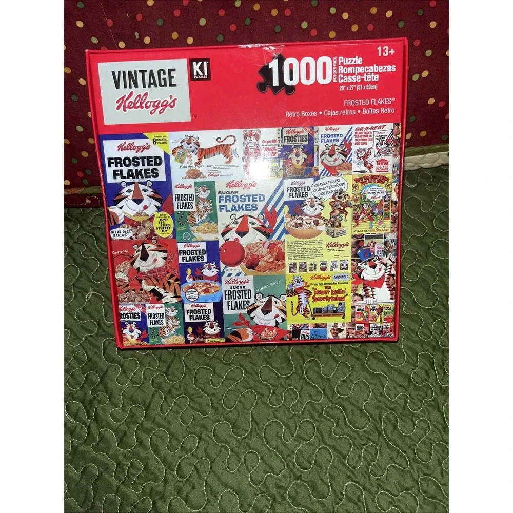 Vintage Kelloggs Cereal puzzle 1000 pieces‎